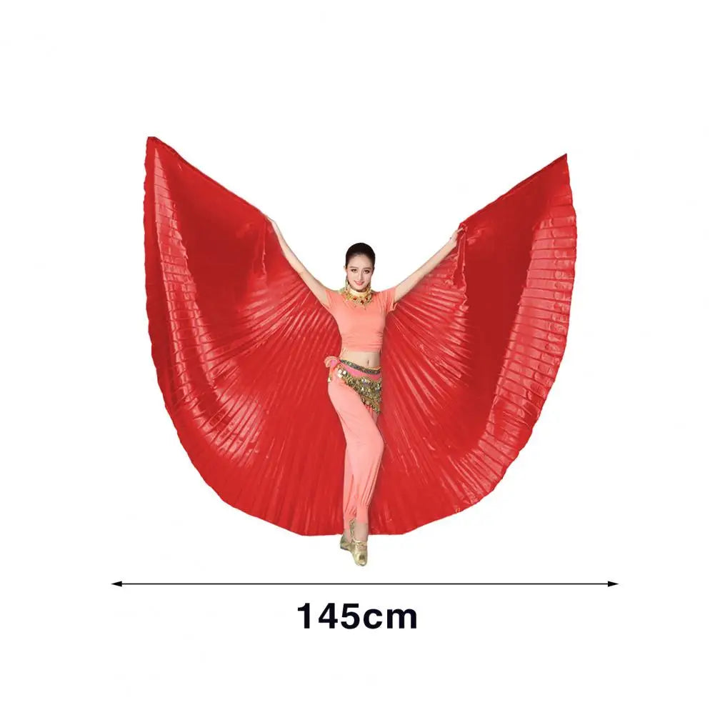 Wing Costume Prop Festival Wing Accessory Eye-catching Belly Dance Wing Set with Telescopic Rod for Parties for Decoration