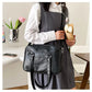 Preppy Style PU Leather Shoulder Bag