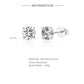 Sparkling Moissanite Stud Earrings