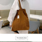 Corduroy Shoulder Tote Bag