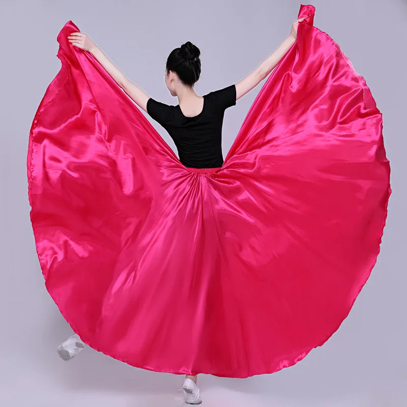 360° Satin Belly Dance Skirt