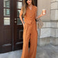 Chic Linen Cotton Two-Piece Suit