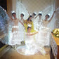 LED Belly Dance Wings with Telescopic Sticks