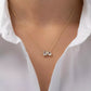 100% 925 Sterling Silver Micro Pave 5A Cz Tiny Cute Cross Pendant Necklaces For Women Girl Delicate Mini Charm Bijoux Jewelry