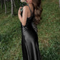 Elegant Summer Satin Maxi Dress