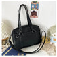 Preppy Style PU Leather Shoulder Bag