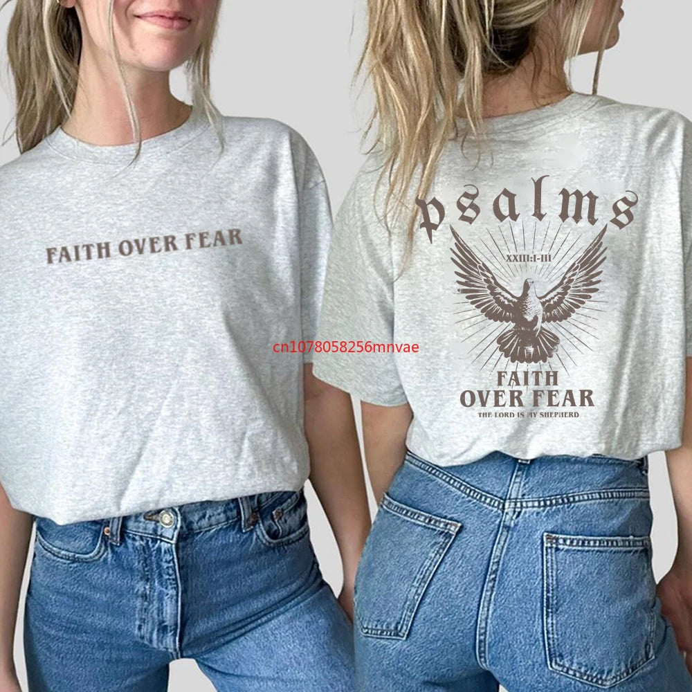 Faith Over Fear Christian T-Shirt