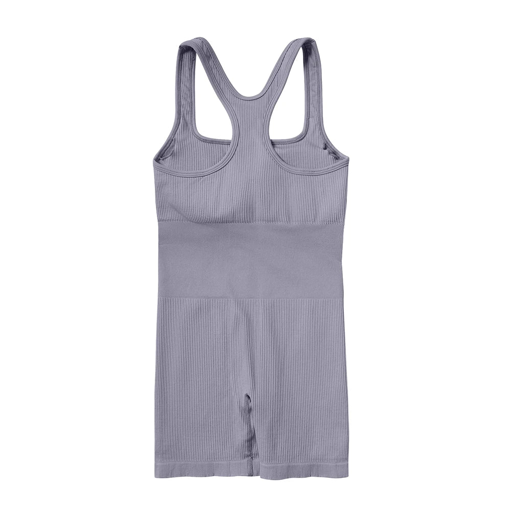 Seamless Bodysuiyts for Women  Contracted Tummy Control Rompers Sexy Sleeveless Backless  Yoga Sets Jumpsuits Women's Clothings