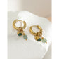 18K Gold-Plated Stainless Steel Hoop Earrings