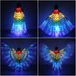 LED Belly Dance Wings with Telescopic Sticks