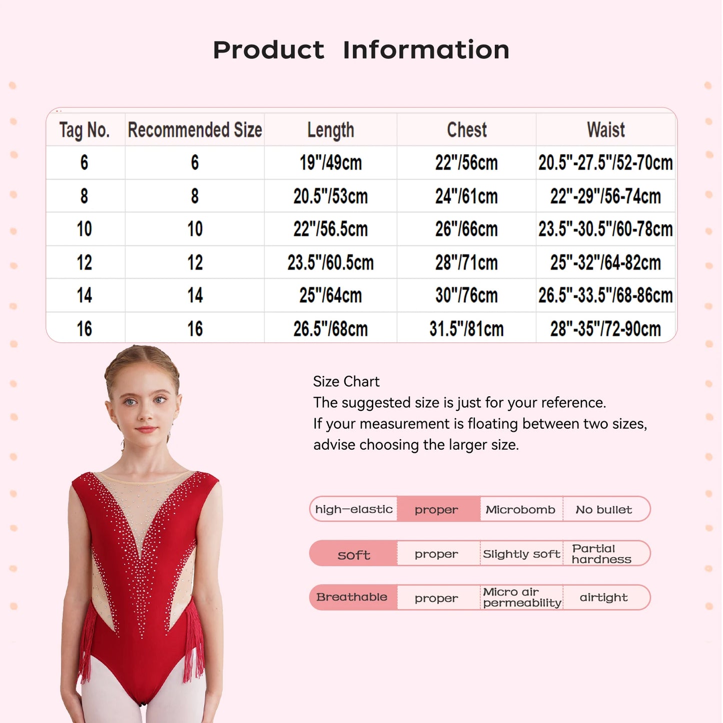 Teen Girls Figure Skating Ballet Gymnastics Leotard Latin Dance Cha-Cha Performance Costume Shiny Rhinestone Tassel Bodysuit