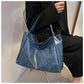 Stylish Large Capacity PU Leather Tote Bag