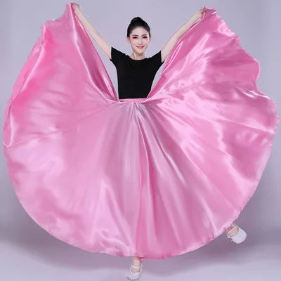 360° Satin Belly Dance Skirt