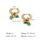 18K Gold-Plated Stainless Steel Hoop Earrings