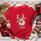 Merry Christmas Girl Red Print T-shirts Women Kawaii Y2K 90S Santa Claus Sweetshirts Female Tops Tee Harajuku Clothing