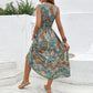 Women Flower Print Dress Boho A-Line Long Dress Women Summer Vintage Maxi Dresses Casual Loose Holiday Party Dress 2023