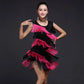 Tassel Fringe Latin Ballroom Dress Secondary Color Dance Skirt  Competition Dresses Latin Tango Dress Women Latin Practice Skirt