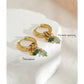 18K Gold-Plated Stainless Steel Hoop Earrings