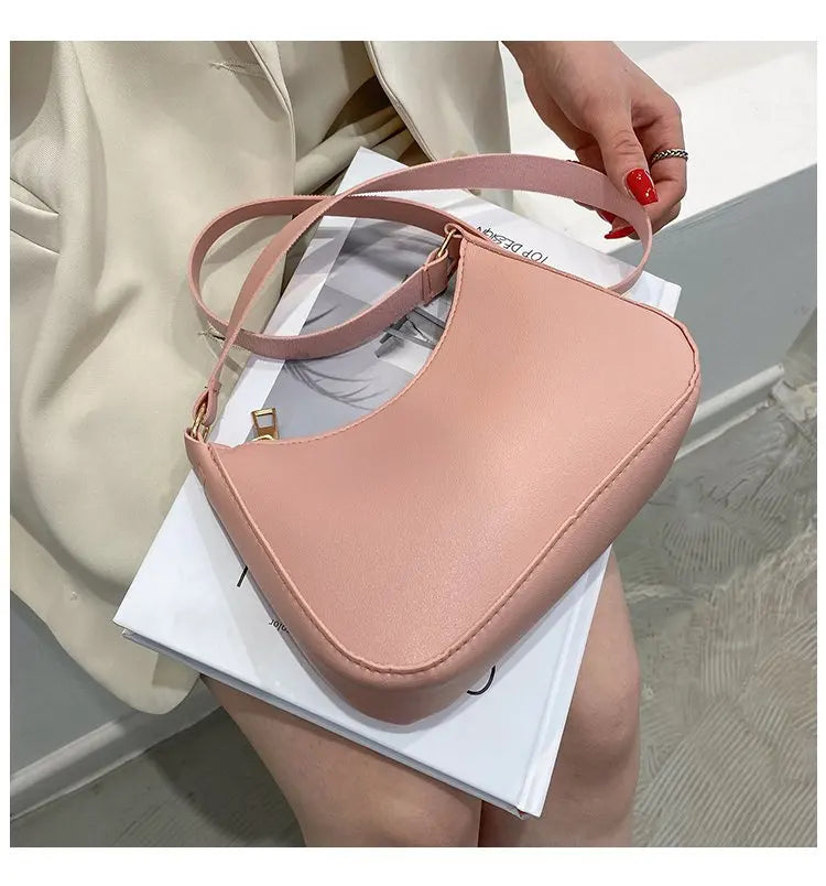 Retro PU Leather Shoulder Bag