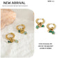 18K Gold-Plated Stainless Steel Hoop Earrings