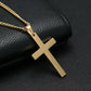 New Religion Christian Simple Necklace for Women Men Virgin Mary Jesus Cross Pendant Chains Fashion Jewelry