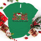 Christmas Jesus Print Short Sleeve Casual T-Shirt