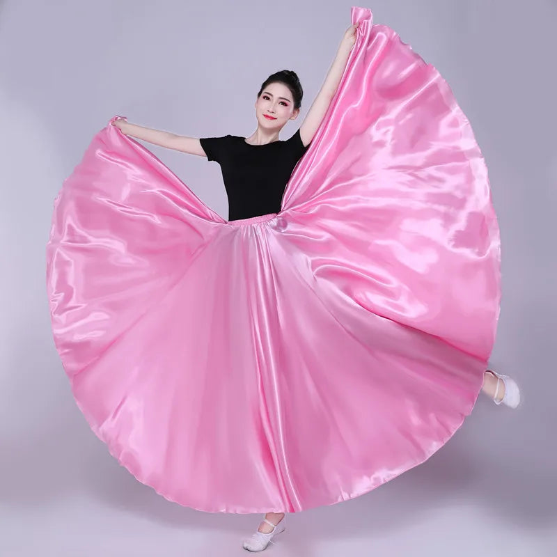 360° Satin Belly Dance Skirt