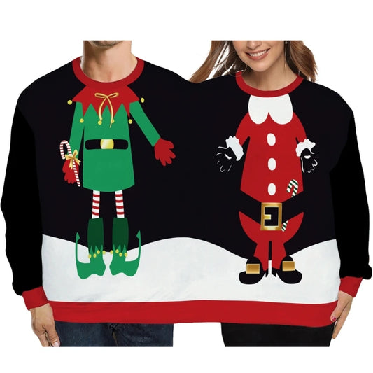 Funny Couple Christmas Hoodie