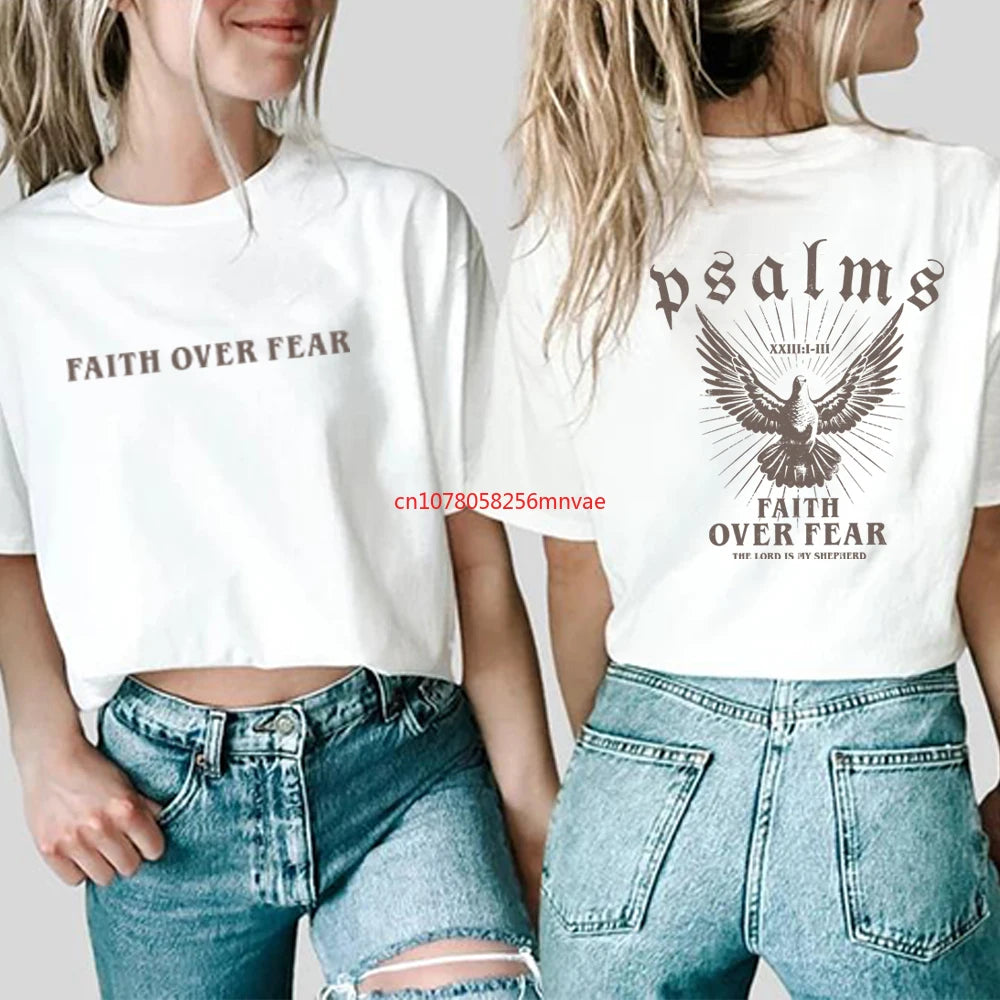 Faith Over Fear Christian T-Shirt