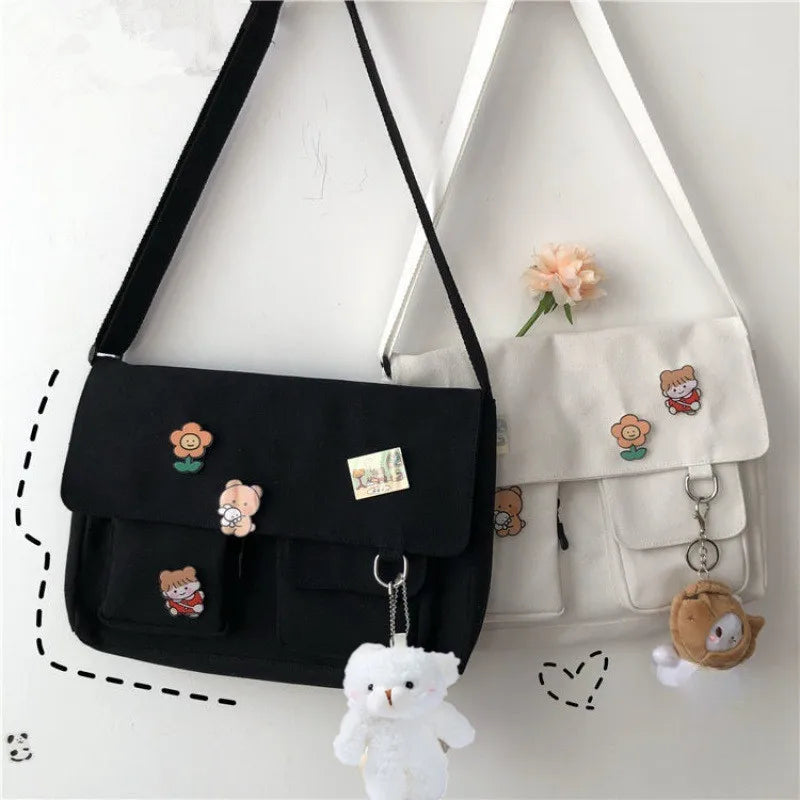 Cute Canvas Shoulder Bag