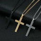 New Religion Christian Simple Necklace for Women Men Virgin Mary Jesus Cross Pendant Chains Fashion Jewelry