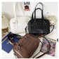 Preppy Style PU Leather Shoulder Bag