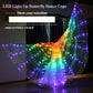 LED Belly Dance Wings with Telescopic Sticks