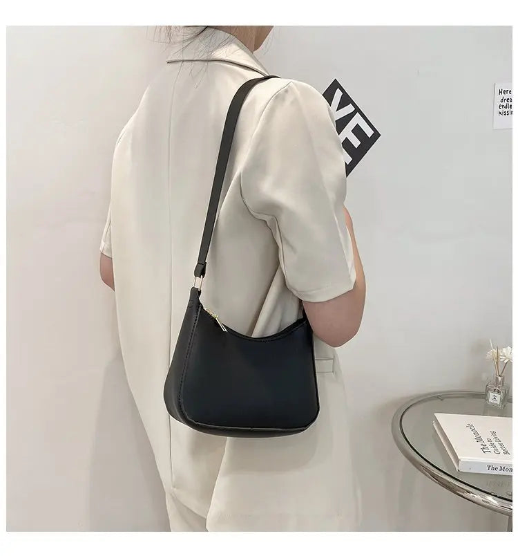 Retro PU Leather Shoulder Bag