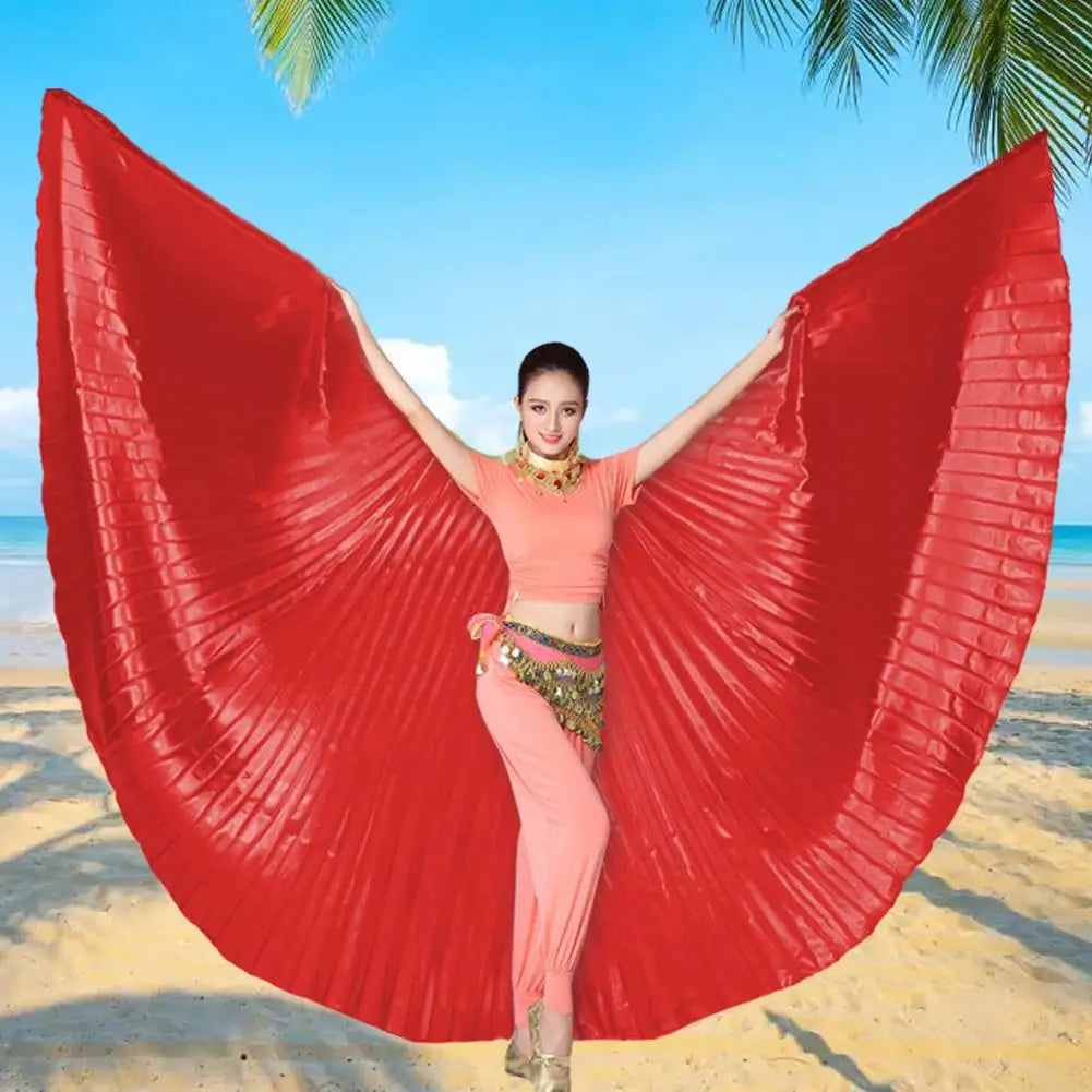 Wing Costume Prop Festival Wing Accessory Eye-catching Belly Dance Wing Set with Telescopic Rod for Parties for Decoration