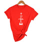 Christian Cross Print T-Shirt