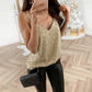 Tank Top for Women Sexy Chain Lace-up Low Cut V Neck Camisole Vest Top Plunge Sleeveless Summer Slim Party Club Tunic