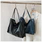 Stylish Large Capacity PU Leather Tote Bag