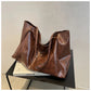 Stylish Large Capacity PU Leather Tote Bag