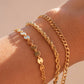 Trendy Stainless Steel Snake Chain Bracelets