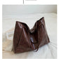 Stylish Large Capacity PU Leather Tote Bag