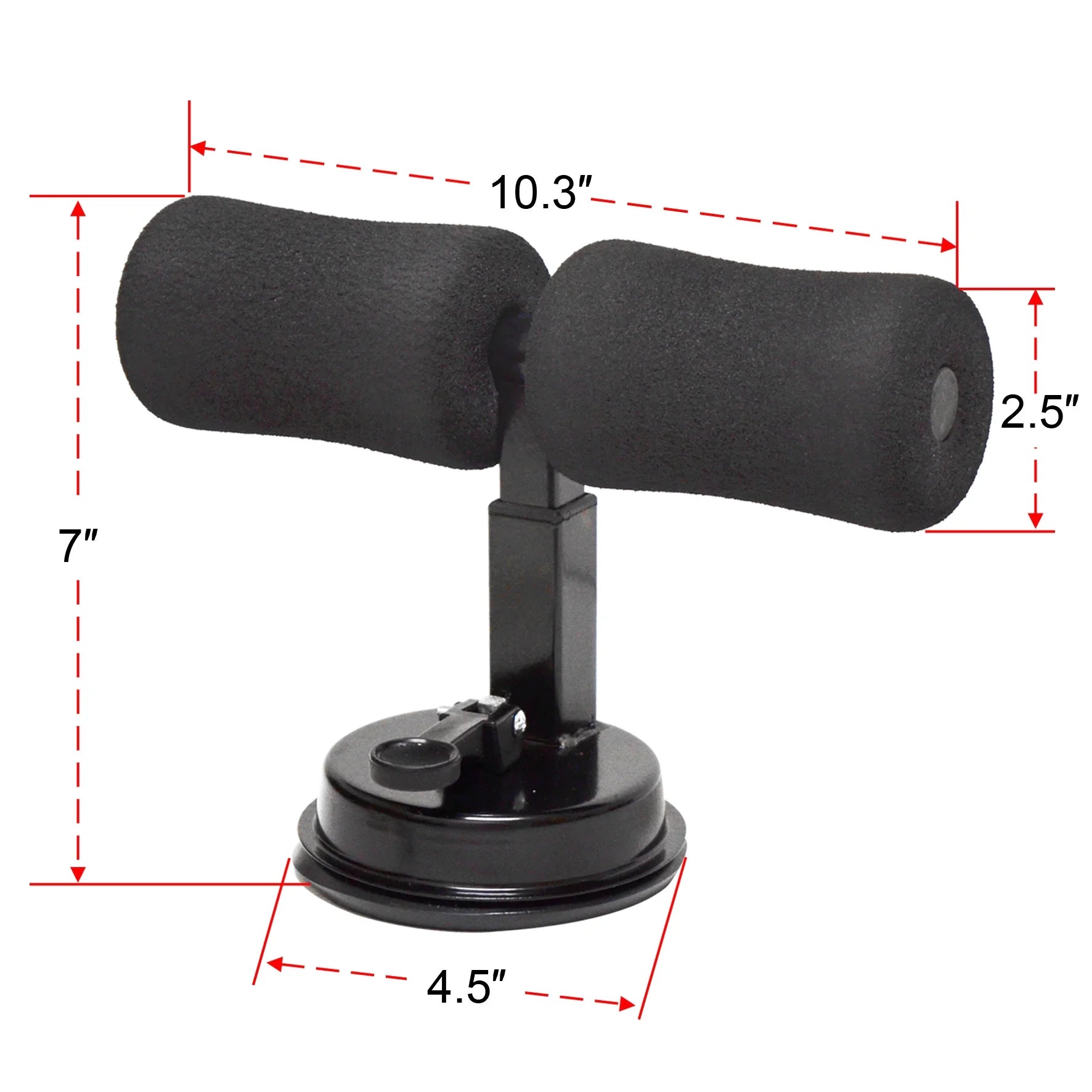 Sunny Sit up Bar Adjustable Sit up Assistant Device Household Fitness Equipment for Body Abdominal Stretching Muscle Training(Black)