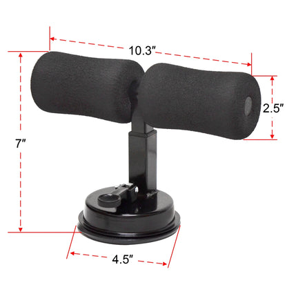 Sunny Sit up Bar Adjustable Sit up Assistant Device Household Fitness Equipment for Body Abdominal Stretching Muscle Training(Black)