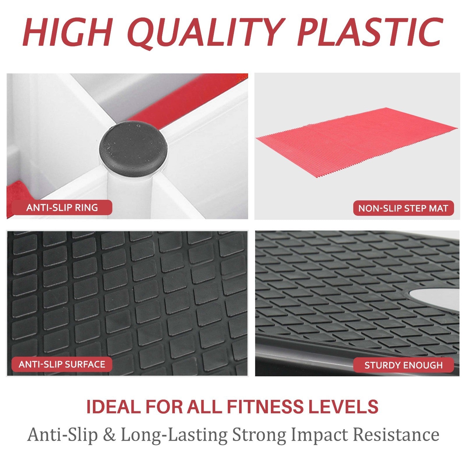 Non Slip Aerobic Stepper Yoga Step Board Gym Fitness Exercise Cardio Home Yoga