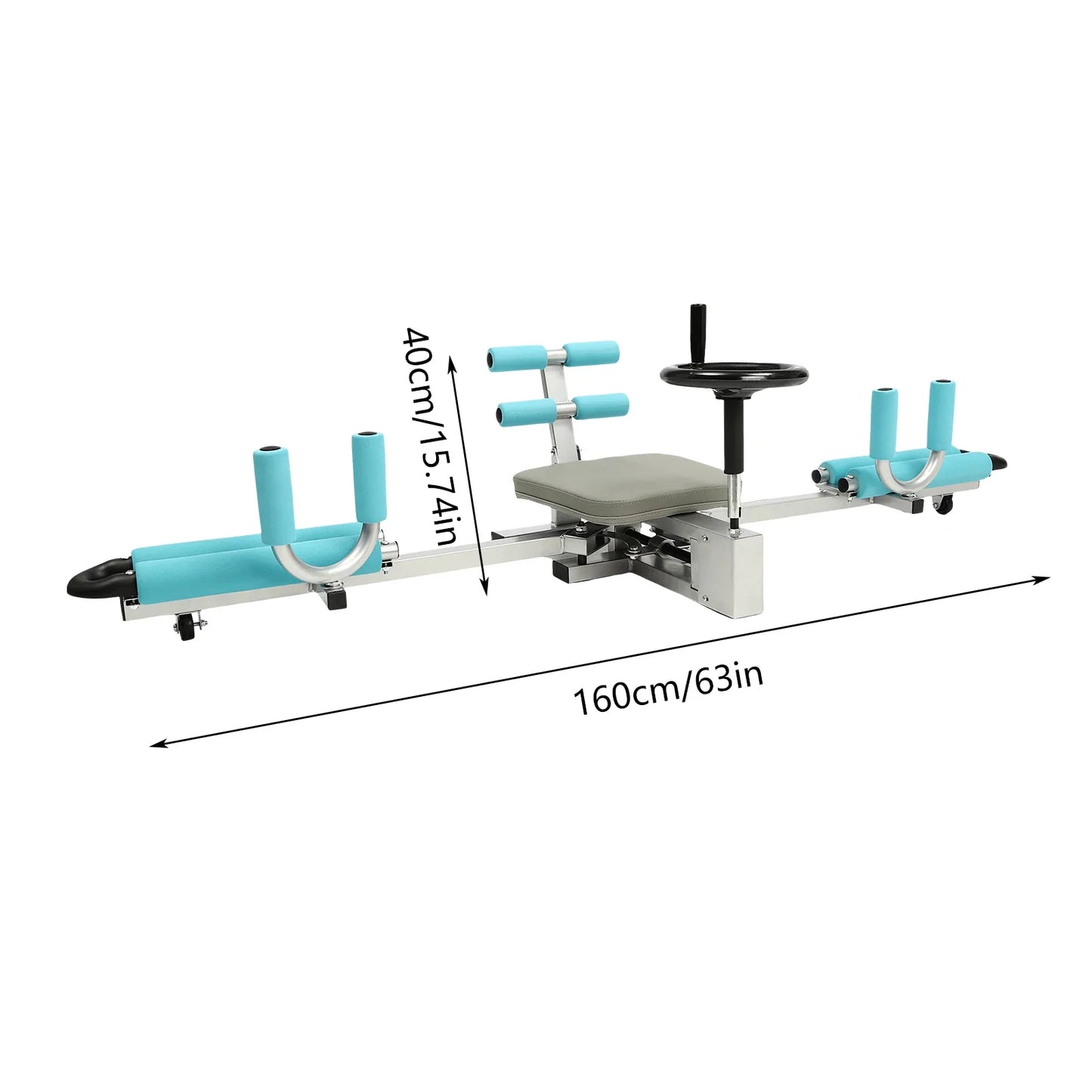 Leg Stretcher Machine, 0-210° Adjustable Split Machine for Flexibility Leg Stretching, 330.7Lbs Heavy Duty Home Gym Equipment for Dance Yoga Martial Arts