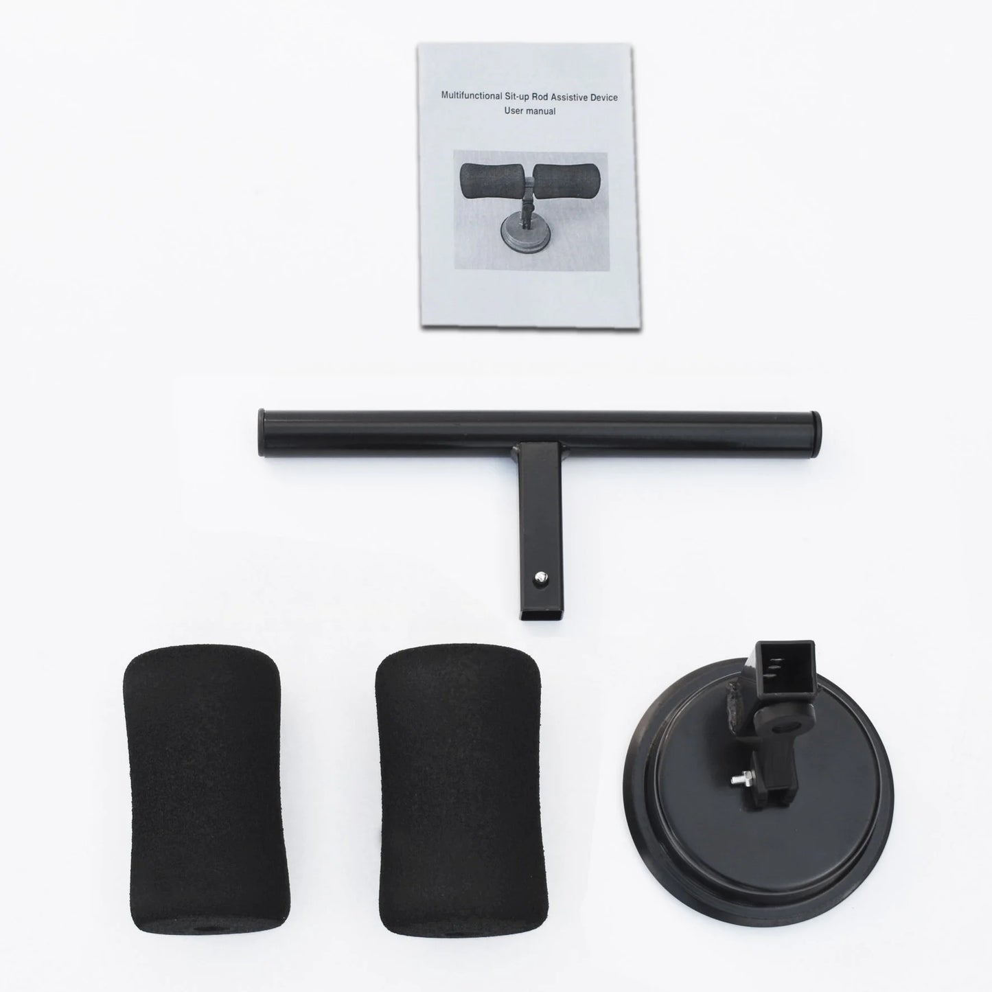 Sunny Sit up Bar Adjustable Sit up Assistant Device Household Fitness Equipment for Body Abdominal Stretching Muscle Training(Black)