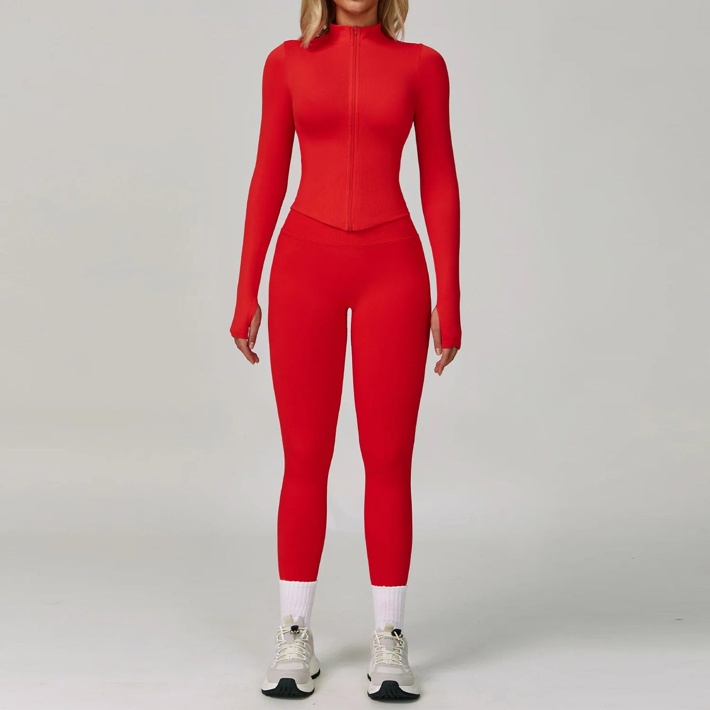 Women's Yoga Set - 2/3 Piece Gym Apparel, High Waist Leggings and Sports Bra for Fitness and Workout