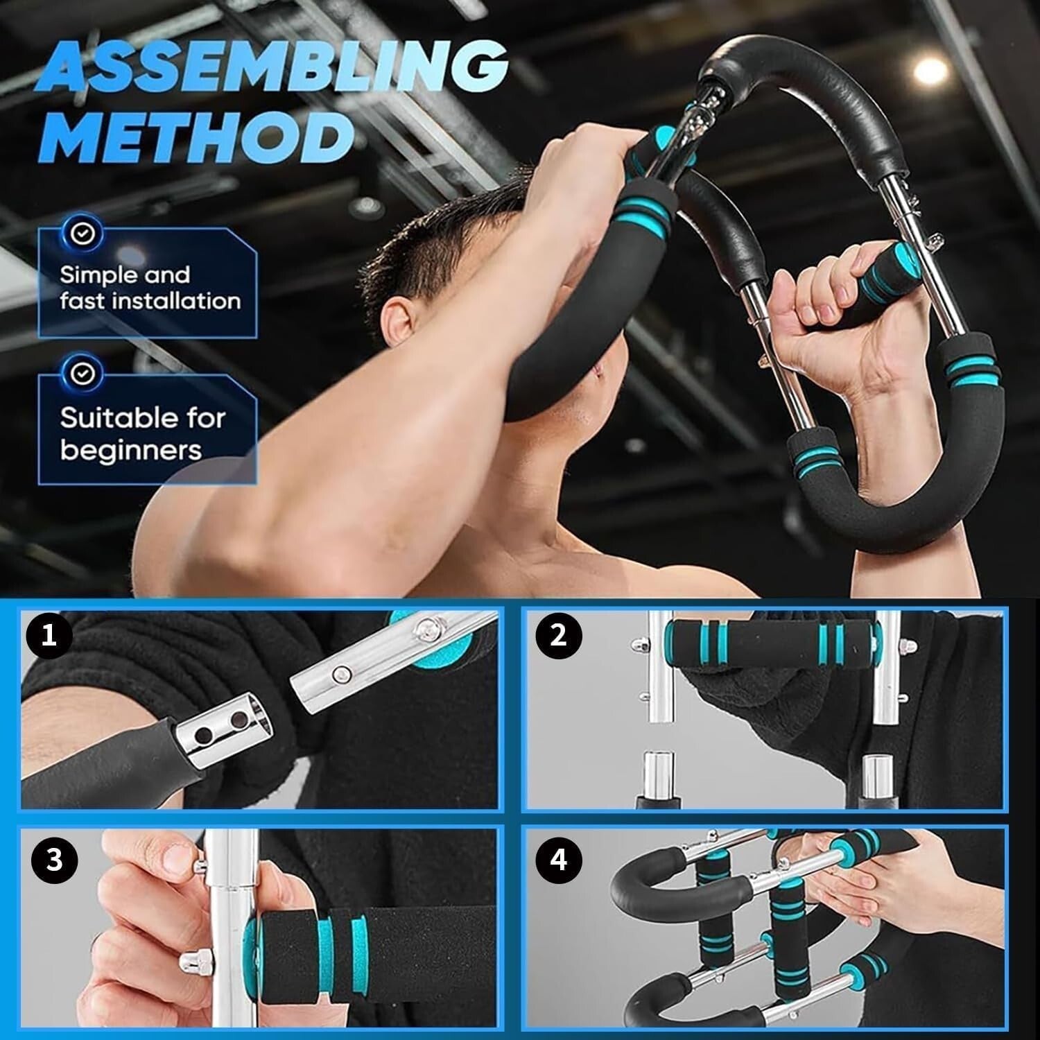 Twister Arm Trainer, Powertwist Arm Trainer, Adjustable Forearm Strengthen
