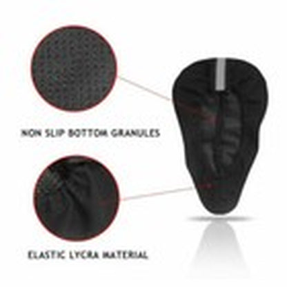 Bike 3D Gel Saddle Seat Cover Bicycle Soft Comfort Pad Cushion Padded