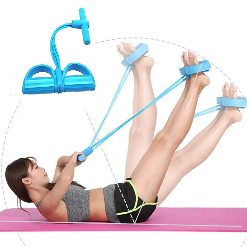 Elevate Your Fitness Routine with the Portable Tension Rope - Non-Slip Handle Resistance Band for Waist and Arm Training